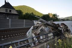 Havárie vlaku v Ústí nad Labem