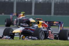 Sebastian Vettel v Melbourne