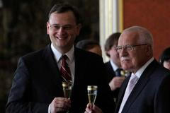 Petr Nečas - tisková konference po jmenování premiérem