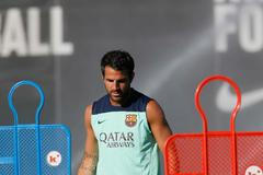FC Barcelona (trénink, Fábregas)