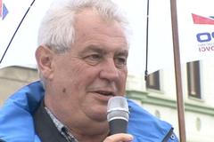 Miloš Zeman, šéf Strany práv občanů