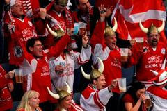 Slovensko - Dánsko: Dánští fanoušci