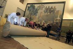 Začalo stěhování epopeje z Moravského Krumlova