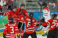 Ženský hokej: Kanada - Švýcarsko