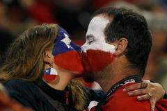 Chile - Španělsko (fanoušci)