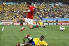 Ronaldo v zápase s Brazílií