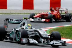 VC Španělska: Felipe Massa a Nico Rosberg