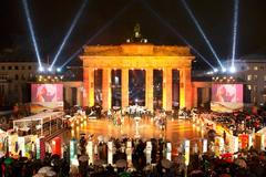 Oslavy pádu zdi v Berlíně