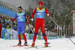 štafeta muži v běhu na lyžích