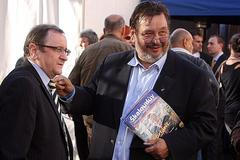 Klaus na mítinku ODS