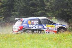 Havárie Romana Kresty na Barum rallye Zlín