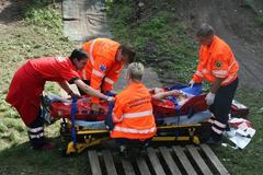 Mladík se vážně zranil při freestyle skocích na kole