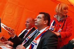 kampaň ČSSD v Ostravě