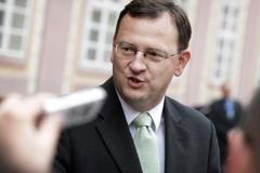 Petr Nečas na Hradě