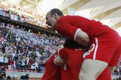 Defoe, gól Anglie proti Slovinsku