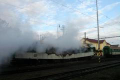 Hořící vagon v Dívčicích