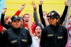 Tak se slaví MS v jihoamerické ženské věznici