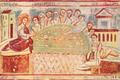 Poslední večeře - freska italsko-byzantského mistra
