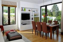 Bydlení, byt, obývací pokoj, jídelna