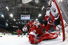 Česko - Lotyšsko, fotografie z osmifinále turnaje ve Vancouveru