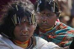 Domorodé ženy kmene Dongria Kondh z východní Indie