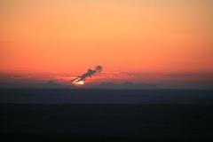 Ekologové protestují na komíně elektrárny Prunéřov