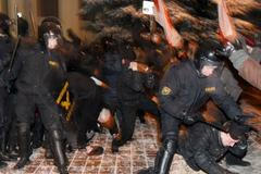 Běloruská policie zasahuje proti stoupencům opozice