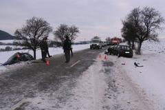 Dopravní nehoda u Bystřice pod Hostýnem