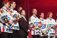 Pardubičtí hokejisté se baví