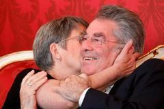 Heinz a Margit Fischerovi po prezidentské volbě 2010