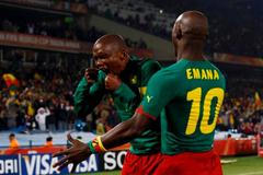 MS 2010: Kamerun - Dánsko (eto´o slaví s emanou)