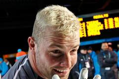 André Lange se raduje ze čtvrtého zlata z OH