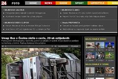 Nehoda českého autobusu v Chorvatsku