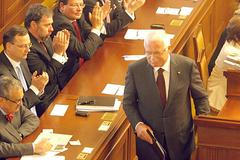 Václav Klaus ve sněmovně