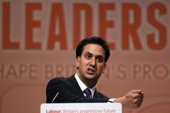 Nový lídr Labour party Ed Miliband