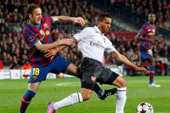Arsenal vs Barcelona: Walcott a Milito