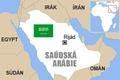 Saúdská Arábie - mapa