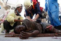 Haiti po zemětřesení-den čtvrtý