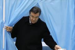 Ukrajina volby Janukovyč