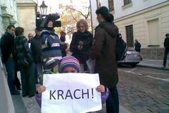 Demonstrace proti zdanění fotovoltaiky