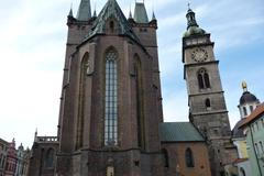 Náměstí v historickém centru v Hradci Králové