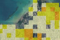 Haiti na satelitních snímcích