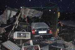 Hromadná nehoda na R 35