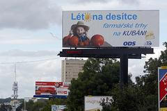 Billboardy na komunální volby v Praze