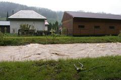 Povodně - Bystřička - 2010