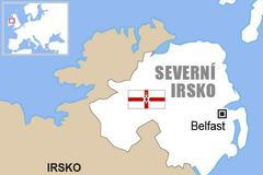 Severní Irsko - mapa