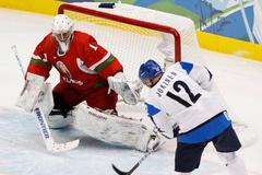 Finsko Bělorusko hokej