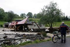 Snímky českých povodní obletěly svět