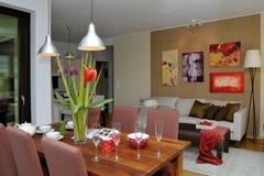 Bydlení, byt, obývací pokoj, jídelna