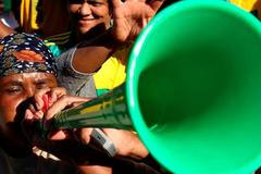 Karneval fanoušků v Johannesburgu